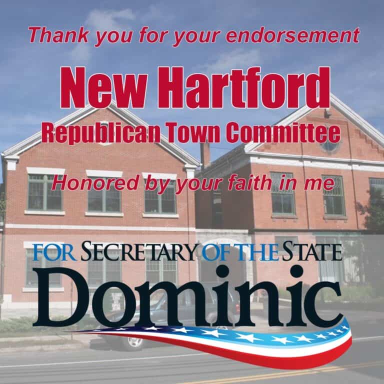 New Hartford RTC Endorsement