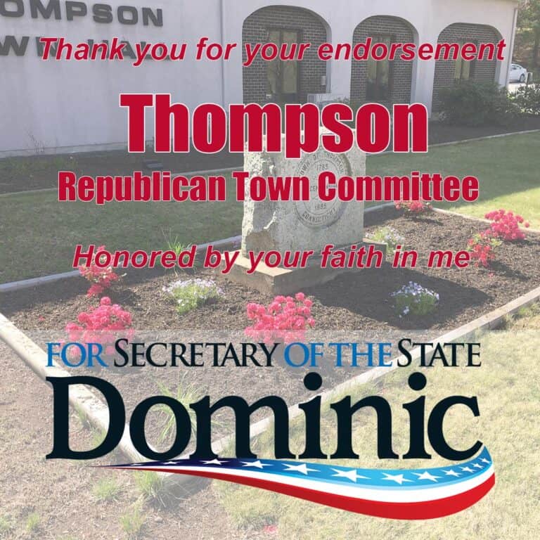 Thompson RTC Endorsement